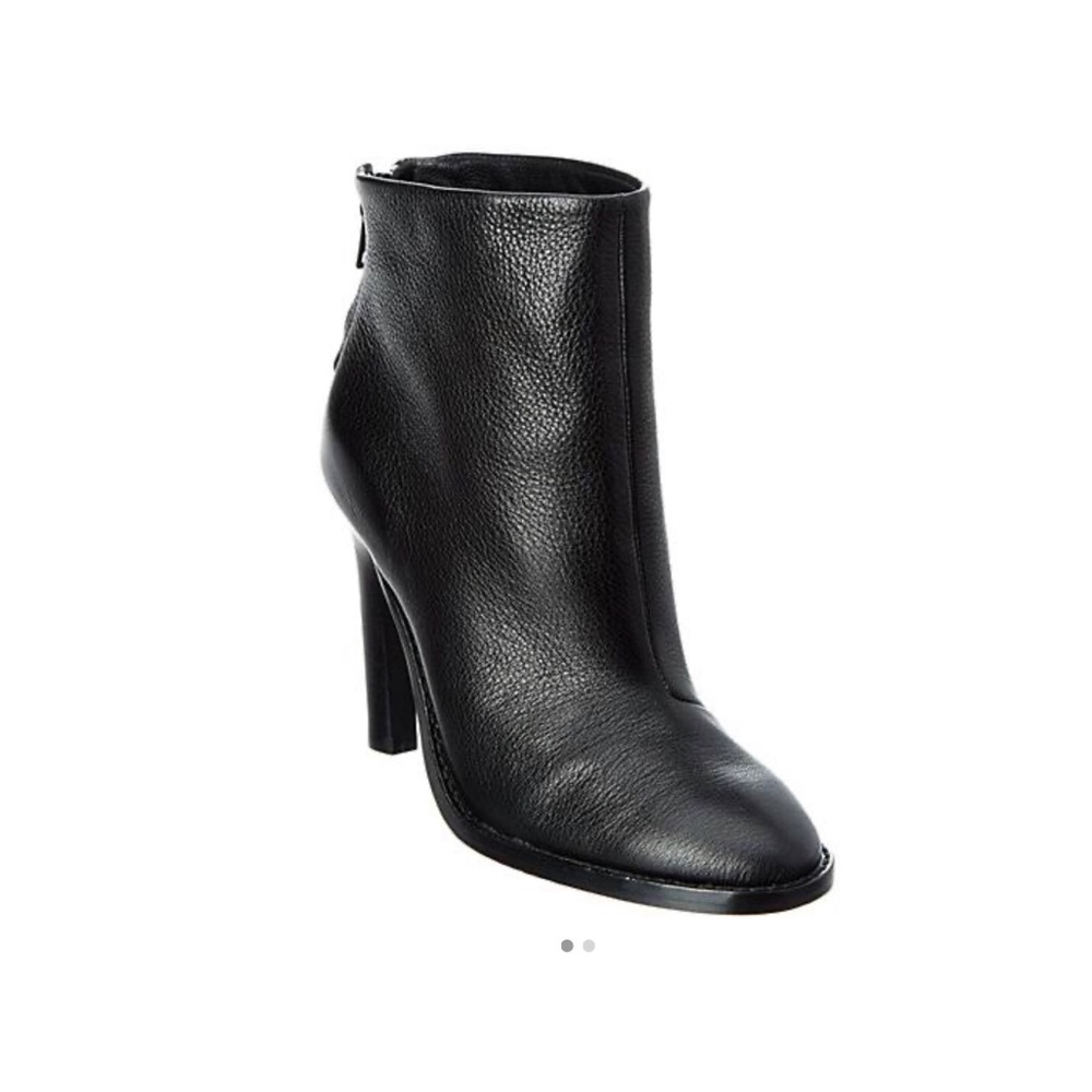 Joie Blayze Black Leather Heeled Bootie Size 6